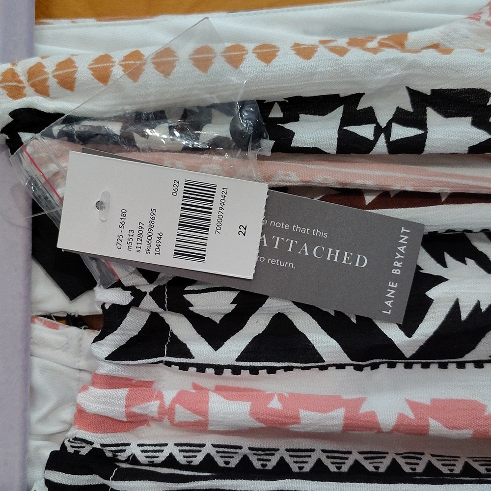 🩷 Lane Bryant Pocket Halter Top Maxi Sleeveless Dress. Size 22. New With Tags! - Picture 5 of 15